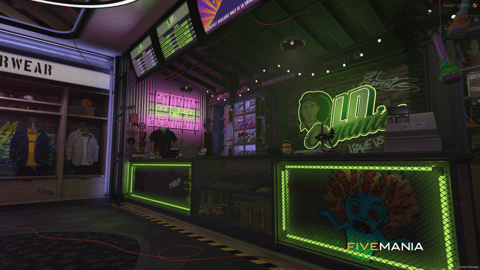FIVEM Weed Shop | Modern Cannabis Dispensary MLO | Interior & Exterior | Custom Props & Neon Lighting | Add-On | Optimized | Fivem Ready | High Quality — image 8