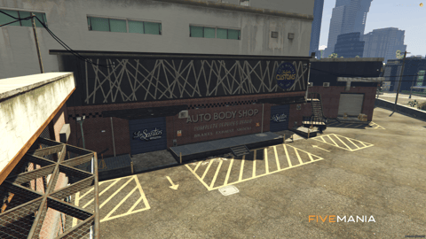 FIVEM Los Santos Customs | Expanded Mechanic Shop MLO | Interior & Exterior | Waiting Area | Storage Room | Add-On | Optimized | Fivem Ready | High Quality — image 3