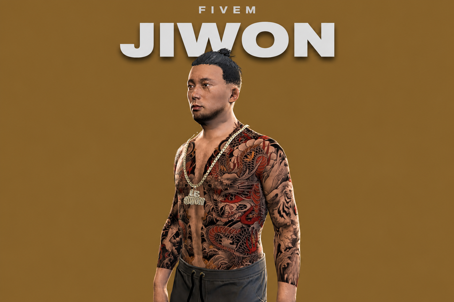 Jiwon | Male Ped | Multiple Outfits | Optimized & Fivem Ready [Add-On]