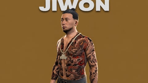 Jiwon | Male Ped | Multiple Outfits | Optimized & Fivem Ready [Add-On] cover