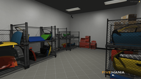 FIVEM Redline Tuner Shop | Custom Mechanic MLO | Interior & Exterior | Tuning Bays | Add-On | Optimized | Fivem Ready | High Quality — image 7