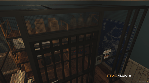 FIVEM Mesa Police Department | Detailed Police Station MLO | Interior & Exterior | Jail Cells | Briefing Room | Armory | Add-On | Optimized | Fivem Ready | High Quality — image 12