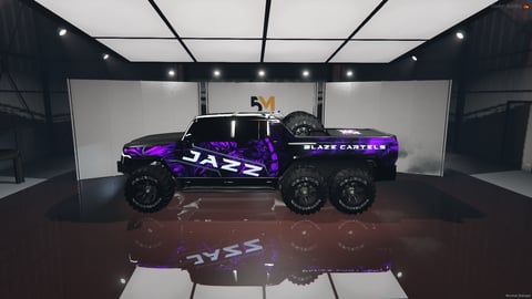 FIVEM Xgv Bcz 6x6 | Custom 6x6 Off-Road Truck [Unbadged] Add-On | Custom Liveries | Off-Road Tires | Working Lights | Add-On | Optimized | Fivem Ready | High Quality — image 7