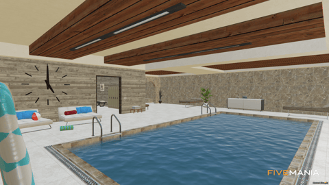FIVEM Desert Mansion | Luxury Modern Estate | Interior & Exterior | Rooftop Patio | Outdoor Bar | Add-On | Optimized | Fivem Ready | High Quality — image 12