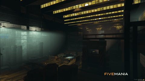 FIVEM Marabunta Hideout | Industrial Gang Hideout MLO | Interior & Exterior | Custom Props | Server Room | Add-On | Optimized | Fivem Ready | High Quality — image 5