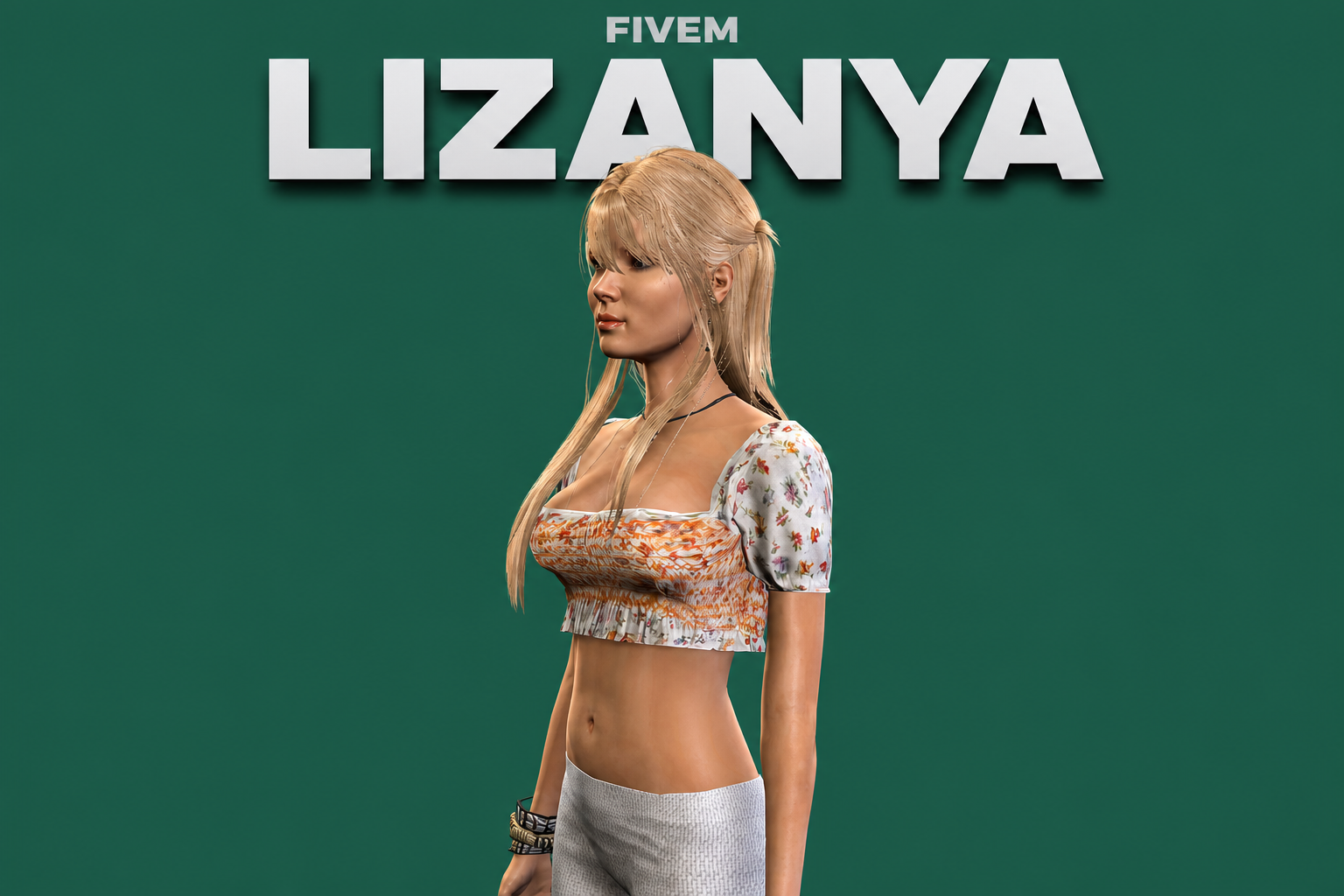 Lizanya | Female Ped | Multiple Outfits | Optimized & Fivem Ready [Add-On]