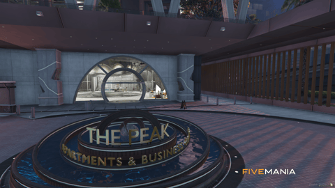 FIVEM Peak Towers | Multi-Purpose High-Rise MLO | Interior & Exterior | Rooftop Terrace | Custom Billboards | Multiple Businesses | Add-On | Optimized | Fivem Ready | High Quality — image 10