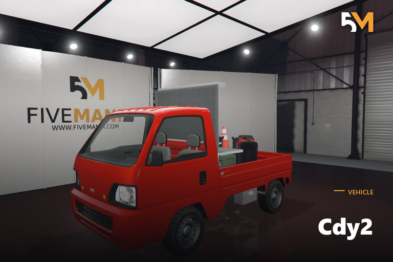 FIVEM Cdy2, Utility Pickup Truck Add-On