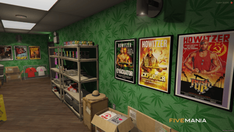 FIVEM Block Budz Weedshop | Immersive Cannabis Dispensary MLO | Interior & Exterior | Custom Props | Optimized | Add-On | Fivem Ready | High Quality — image 10