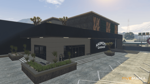 FIVEM Harmony Corporate Hq | Modern Business MLO | Interior & Exterior | Rooftop Patio | Large Garage | Custom Lighting | Add-On | Optimized | Fivem Ready | High Quality — image 3