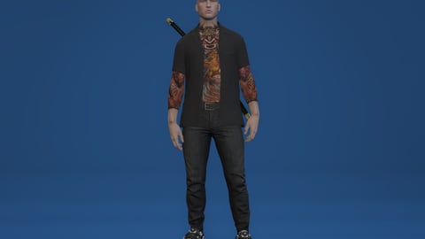 Nike | Male Ped | Multiple Outfits | Optimized & Fivem Ready [Add-On] — image 6