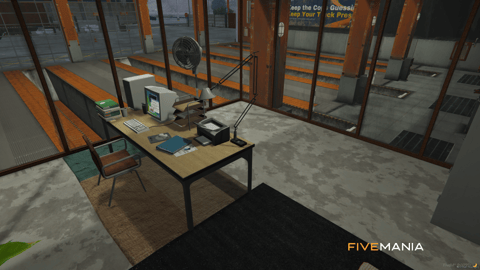 FIVEM Custom Truck Repairs | Heavy Duty Mechanic MLO | Interior & Exterior | Office & Workshop | Service Pits | Add-On | Optimized | Fivem Ready | High Quality — image 14