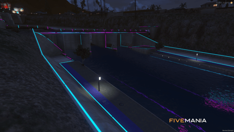 FIVEM River Wave | Neon River Map Edit | Custom Lighting | Add-On | Optimized | Fivem Ready | High Quality — image 5