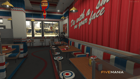 FIVEM Burgershot Restaurant | Iconic Fast Food MLO | Interior & Exterior | Full Kitchen | Dining Area | Restrooms | Add-On | Optimized | Fivem Ready | High Quality — image 20