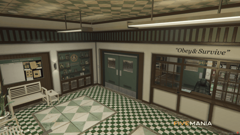 FIVEM Sandy Sheriff | Detailed Law Enforcement MLO | Interior & Exterior | Jail Cells | Office Spaces | Garage | Add-On | Optimized | Fivem Ready | High Quality — image 6