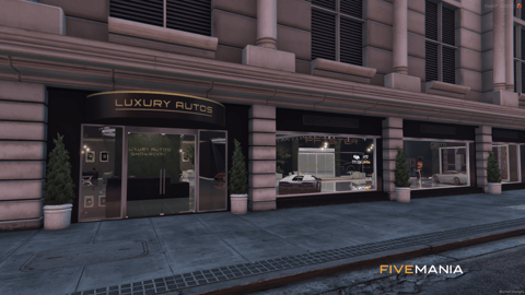 FIVEM Luxury Autos Dealership | Luxury Vehicle Dealership MLO | Interior & Exterior | Reception Area | Office Space | Garage | Add-On | Optimized | Fivem Ready | High Quality — image 3