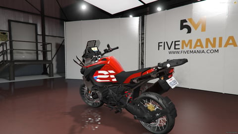 FIVEM Rider | Adventure Touring Motorcycle [Unbadged] Add-On | Front & Rear Racks | Custom Livery | Working Lights | Optimized | Fivem Ready | High Quality, image 9