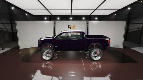 FIVEM Bisxl1brpg | Lifted Pickup Truck [Unbadged] Add-On | Custom Suspension | Large Wheels | Interior & Exterior | Optimized | Fivem Ready | High Quality, image 6
