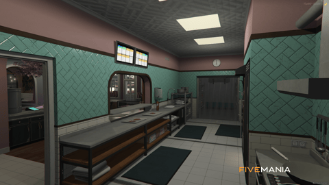 FIVEM Cat Caffee | Charming Cafe MLO | Interior & Exterior | Full Kitchen | Office & Storage | Outdoor Seating | Add-On | Optimized | Fivem Ready | High Quality — image 9