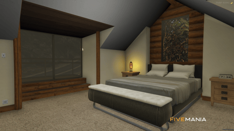 FIVEM Vinewood Hill House | Luxury Hillside MLO | Interior & Exterior | Swimming Pool | Custom Props | Add-On | Optimized | Fivem Ready | High Quality — image 11