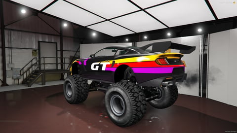 FIVEM Domgt5 | Monster Truck [Unbadged] Add-On | Custom Livery | High Suspension | Off-Road Tires | Optimized | Fivem Ready | High Quality, image 7