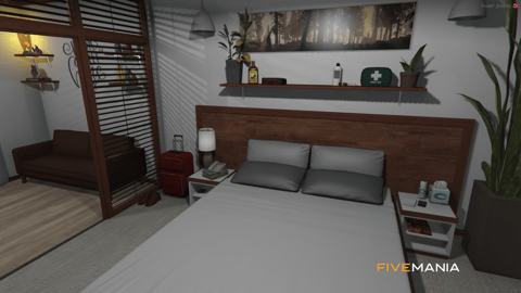 FIVEM [crown Jewels Motel] | Fully Furnished Motel MLO | Interior & Exterior | Multiple Rooms | Swimming Pool | Add-On | Optimized | Fivem Ready | High Quality — image 9