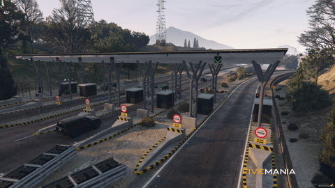 FIVEM Borders | Customs Checkpoint MLO | Interior & Exterior | Custom Props | Add-On | Optimized | Fivem Ready | High Quality — image 3