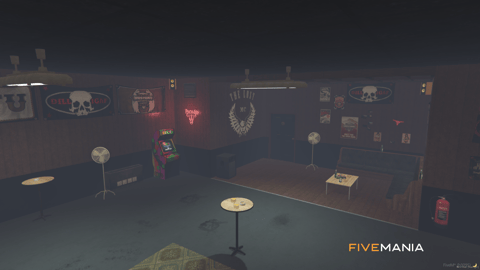 FIVEM Lostmc Club | Biker Gang Hideout MLO | Interior & Exterior | Bar & Garage | Add-On | Optimized | Fivem Ready | High Quality — image 19