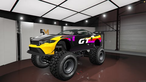FIVEM Domgt5 | Monster Truck [Unbadged] Add-On | Custom Livery | High Suspension | Off-Road Tires | Optimized | Fivem Ready | High Quality, image 3