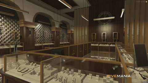 FIVEM Rocks In Socks Jewlery Store | Luxury Jewelry Store MLO | Interior & Exterior | Custom Props | Detailed Design | Add-On | Optimized | Fivem Ready | High Quality — image 9