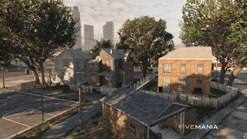 FIVEM Mini Chicago | Urban Neighborhood Map Edit | Multiple Houses | Basketball Court | Crime Scene Elements | Add-On | Optimized | Fivem Ready | High Quality — image 8