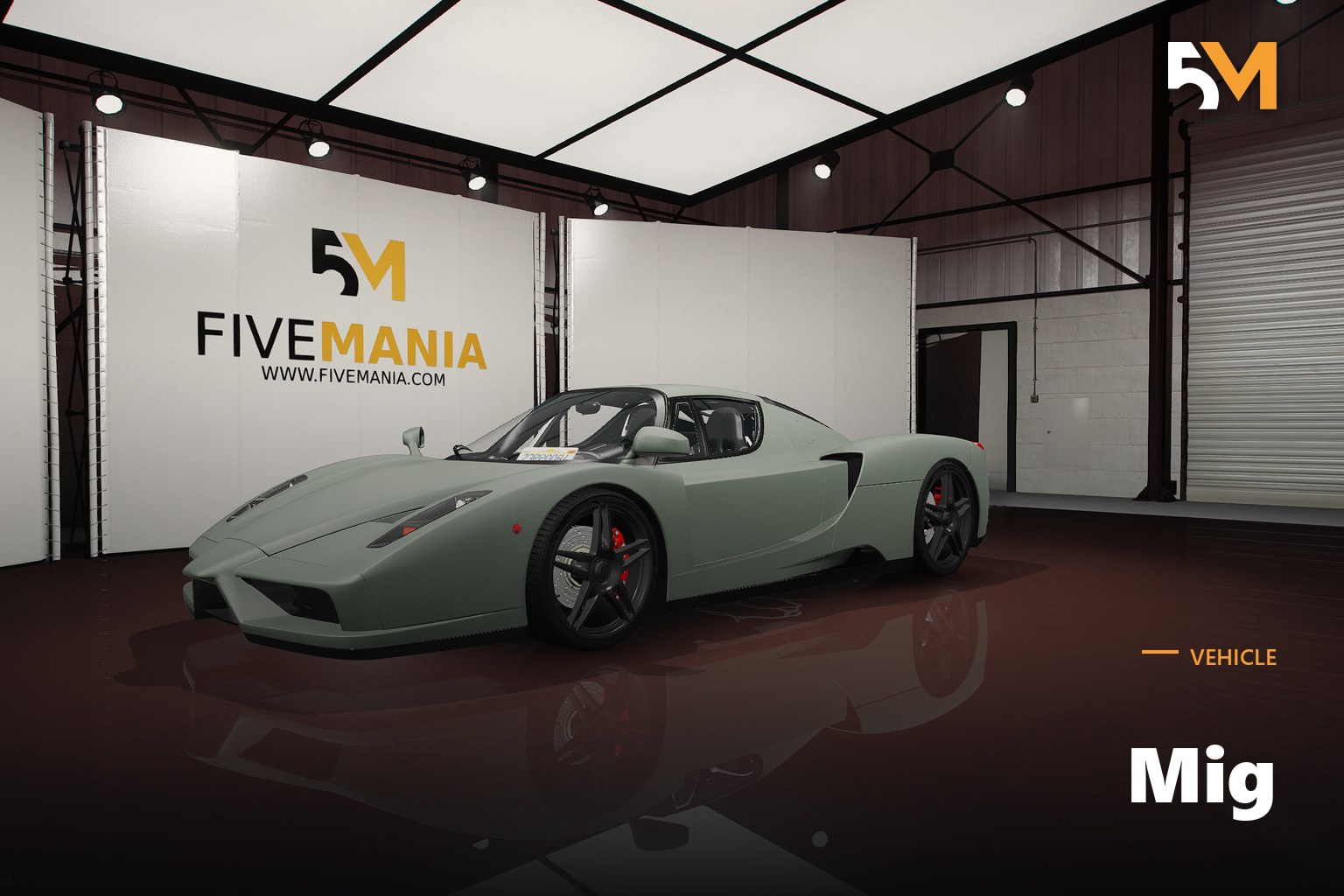 FIVEM Mig | Realistic Sports Car [Badged] Add-On | Optimized | Fivem Ready | High Quality