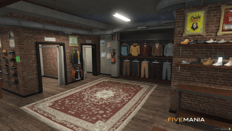 FIVEM Binco V3 Clothing Store | Custom Clothing Store MLO | Interior & Exterior | Detailed Props | Clothing Displays | Add-On | Optimized | Fivem Ready | High Quality — image 4