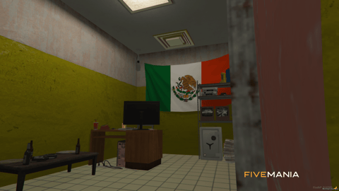 FIVEM Vagos Hideout | Custom Gang Hideout MLO | Interior & Exterior | Custom Props | Lore Friendly Graffiti | Add-On | Optimized | Fivem Ready | High Quality — image 6