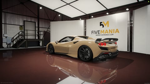 FIVEM F8spider | Realistic Sports Car [Unbadged] Add-On | Interior & Exterior | Custom Body Kit | Optimized | Fivem Ready | High Quality — image 8