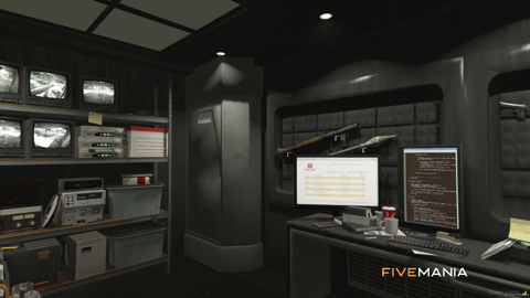 FIVEM Hackerman Hideout | Secret Tech Base MLO | Interior & Exterior | Control Room | Modern Design | Add-On | Optimized | Fivem Ready | High Quality — image 8