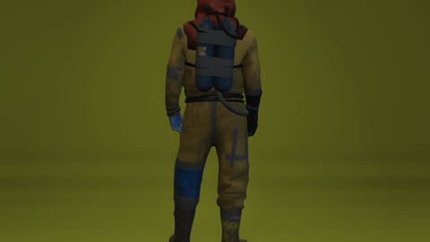Caleb | FiveM Male Ped | Hazmat Worker | Multiple Outfits | Optimized & Fivem Ready [Add-On], image 7