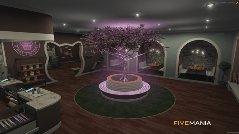 FIVEM Cat Caffee | Charming Cafe MLO | Interior & Exterior | Full Kitchen | Office & Storage | Outdoor Seating | Add-On | Optimized | Fivem Ready | High Quality — image 4