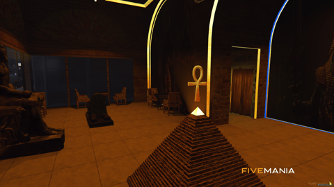 FIVEM Pharaoh Cafe | Egyptian Themed Cafe MLO | Interior & Exterior | Custom Props | Add-On | Optimized | Fivem Ready | High Quality — image 5