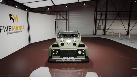 FIVEM Defdr | Modified Utility Truck [Unbadged] Add-On | Widebody Kit | Roll Cage | Custom Wheels | Tuning Parts | Optimized | Fivem Ready | High Quality — image 4