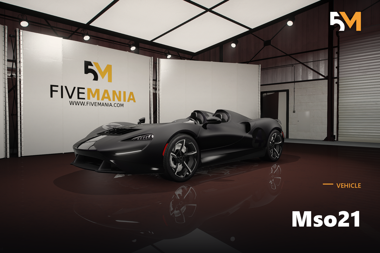 FIVEM Mso21 | Realistic Sports Car [Unbadged] Add-On | Optimized | Fivem Ready | High Quality