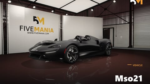 FIVEM Mso21 | Realistic Sports Car [Unbadged] Add-On | Optimized | Fivem Ready | High Quality cover