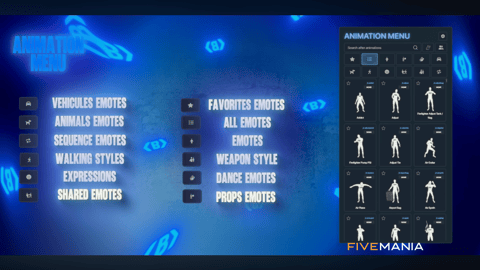 FIVEM Animations Menu | Advanced Emote & Animation System | Custom Emote Creator | Sequence Editor | Prop Support | Shared Emotes | Add-On | Optimized | Fivem Ready | High Quality, image 3