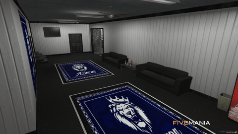 FIVEM Aztecas Hood | Custom Gang Territory MLO | Interior & Exterior | Bar & Pool Tables | Basketball Court | Add-On | Optimized | Fivem Ready | High Quality — image 11