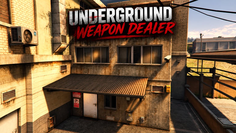FIVEM Underground Weapon Dealer, Black Market Armory MLO