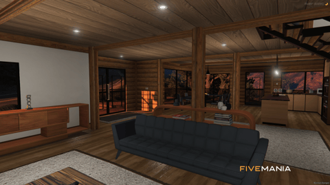 FIVEM Vinewood Hill House | Luxury Hillside MLO | Interior & Exterior | Swimming Pool | Custom Props | Add-On | Optimized | Fivem Ready | High Quality — image 10