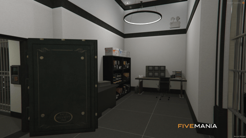 FIVEM Maze Bank | Modern Bank MLO | Interior & Exterior | Vault & Offices | Add-On | Optimized | Fivem Ready | High Quality — image 9