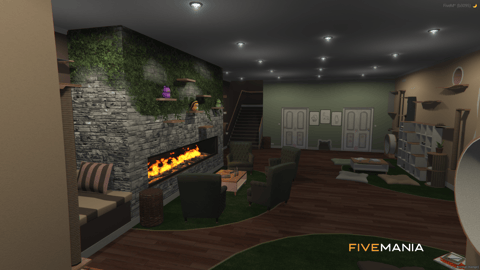 FIVEM Cat Caffee | Charming Cafe MLO | Interior & Exterior | Full Kitchen | Office & Storage | Outdoor Seating | Add-On | Optimized | Fivem Ready | High Quality — image 6