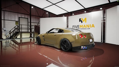 FIVEM Nissan GT-R | Realistic Sports Car [Badged] Add-On | Widebody Kit | Fivem Ready | High Quality — image 8