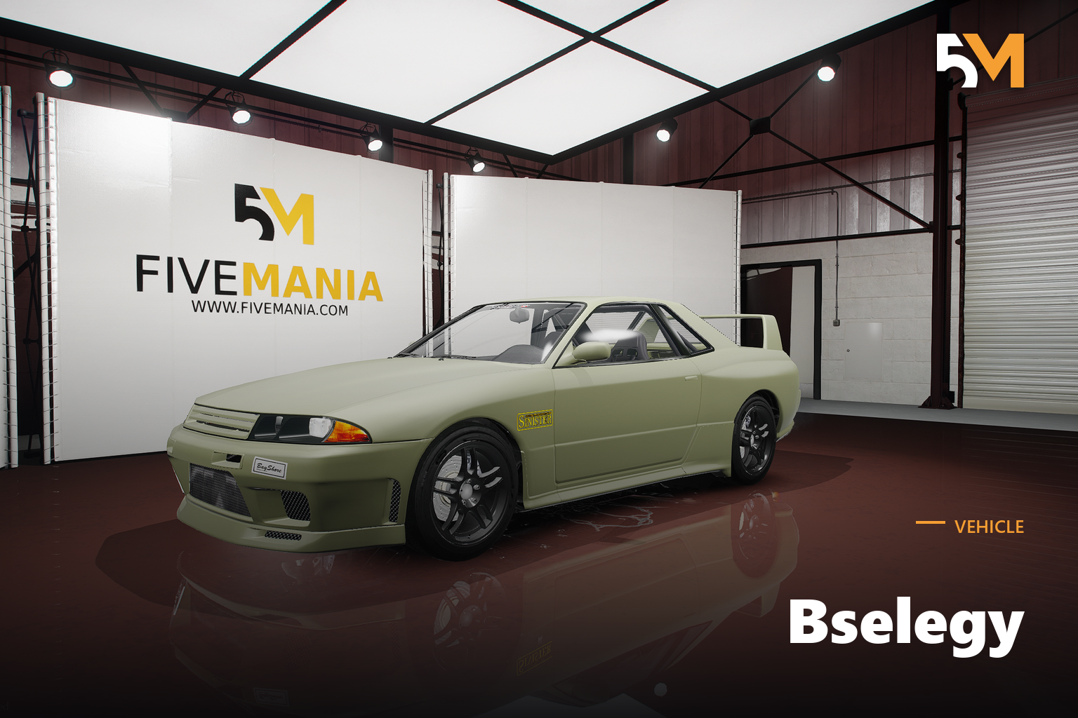 FIVEM Bselegy | Realistic Sports Car [Unbadged] Add-On | Optimized | Fivem Ready | High Quality